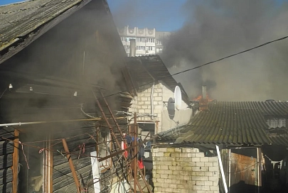 Жилой дом и хозпостройка горели в Гомеле  