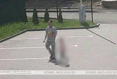 В связи с хищением детского самоката в Гомеле устанавливается личность мужчины