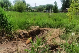 В Чечерском районе случайно откопали снаряд времен Великой Отечественной войны