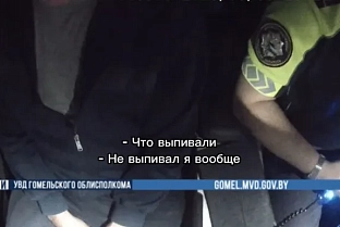 Подозрительные маневры на «Мазде». В Гомельском районе задержали пьяного водителя